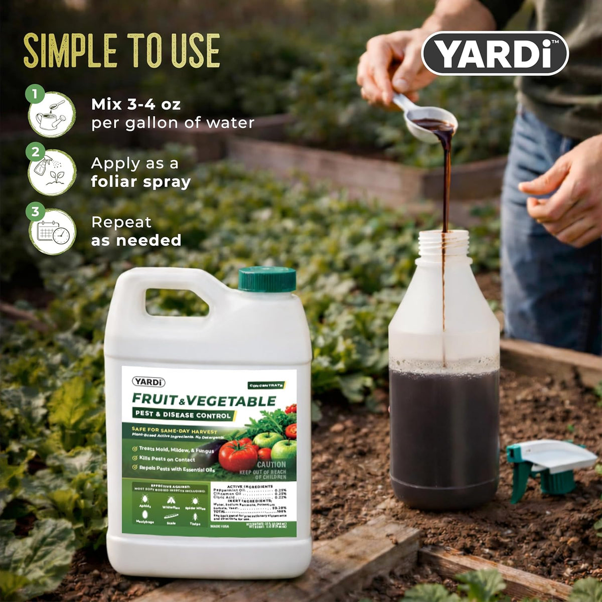 YARDi Pest & Disease Control front label