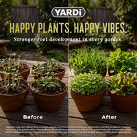YARDi Root & Grow fertilizer guaranteed analysis 8-16-8 with chelated micronutrients