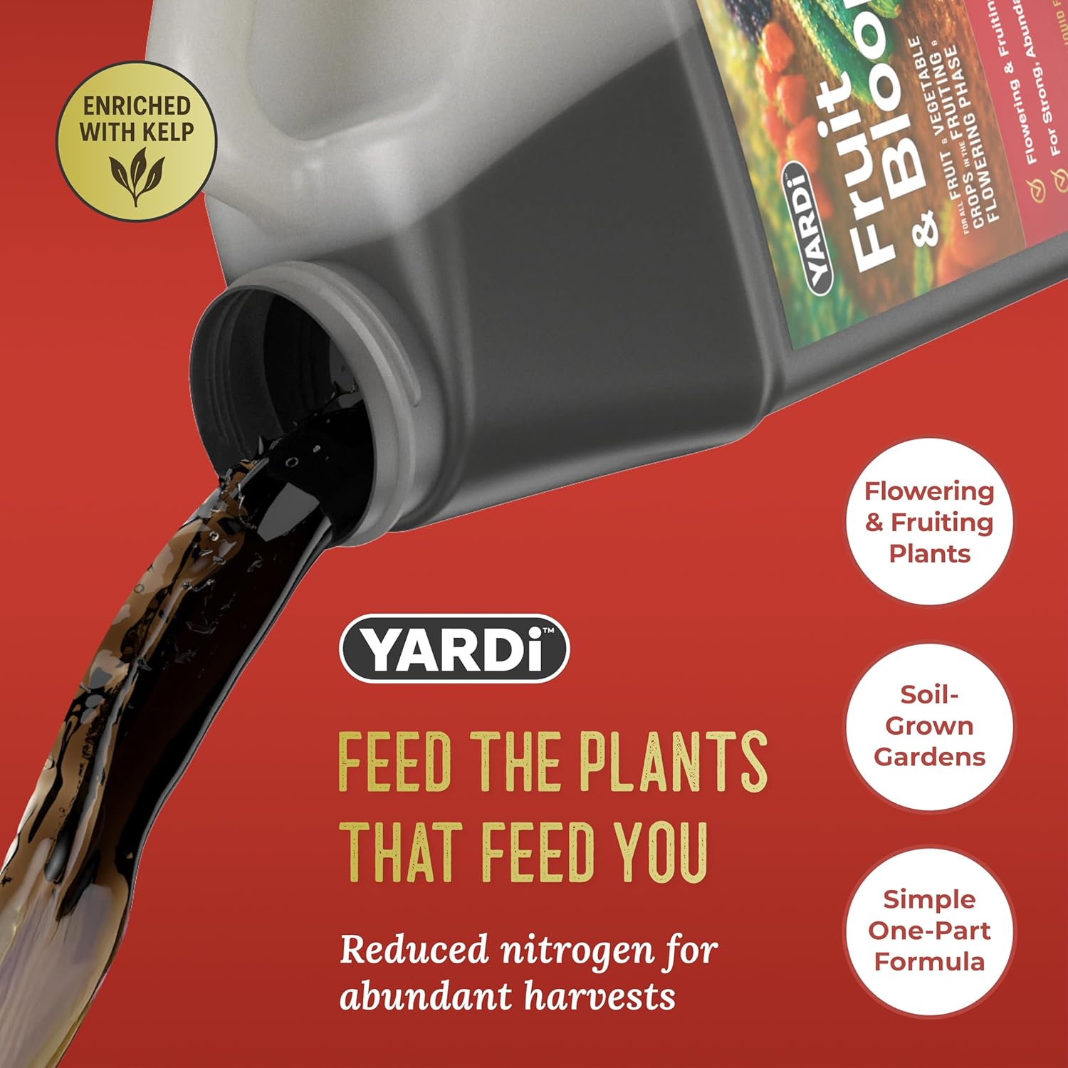 YARDi Fruit & Bloom 2-15-15 fertilizer for tomatoes, peppers, strawberries, and flowers