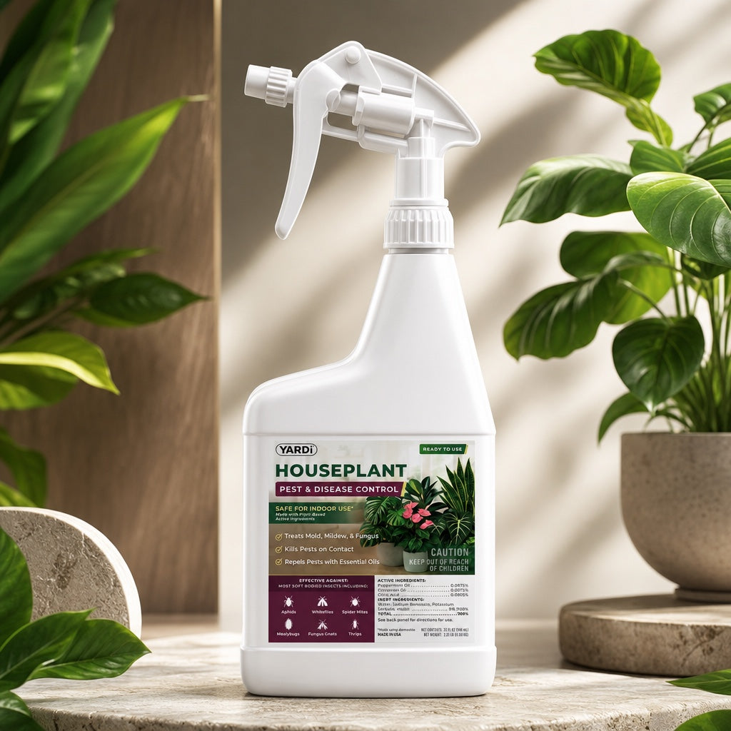 YARDi Houseplant Pest and Disease Control, 32 oz ready to use spray, styled with houseplants